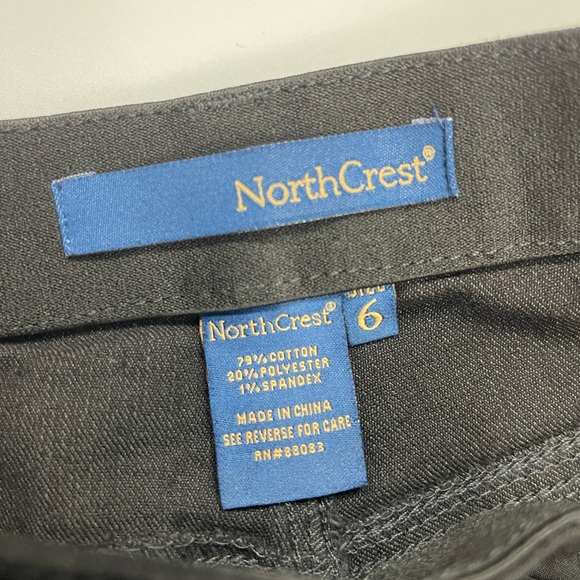 NorthCrest Capri Pants Size 6 Womens Denim Crop Stretch  **Aguadilla3400** - Picture 4 of 9